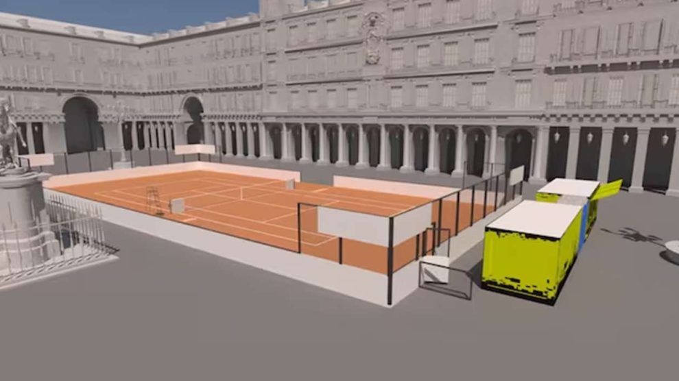 mutua madrid open pista plaza mayor