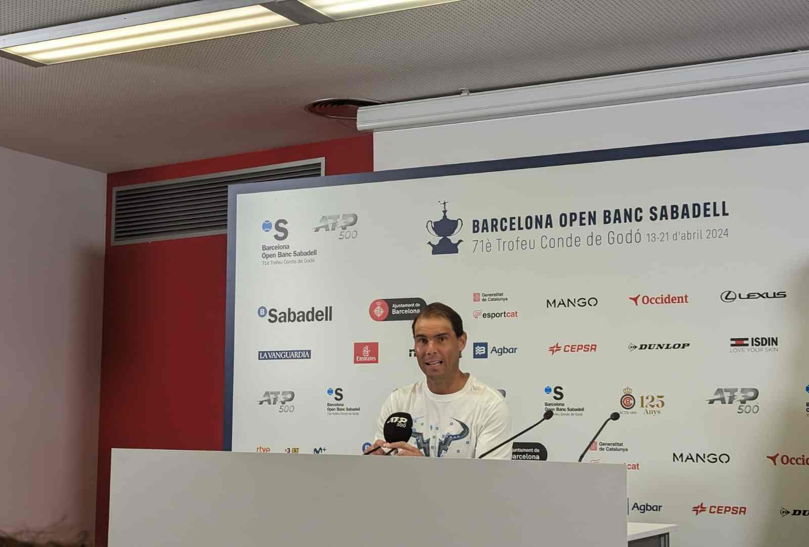 Nadal: “Me lo tomo como mi última participación en Barcelona”