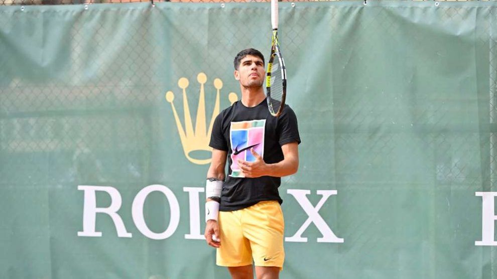 Alcaraz anuncia baja montecarlo