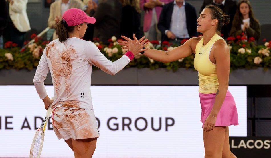 televisión horario wta roma swiatek sabalenka