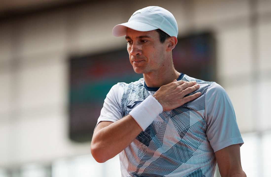 Un final desafortunado: Bagnis se retiró y no jugará Roland Garros