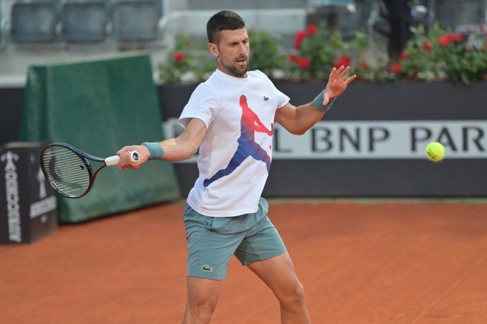 Djokovic y un toque de humor tras el susto en Roma