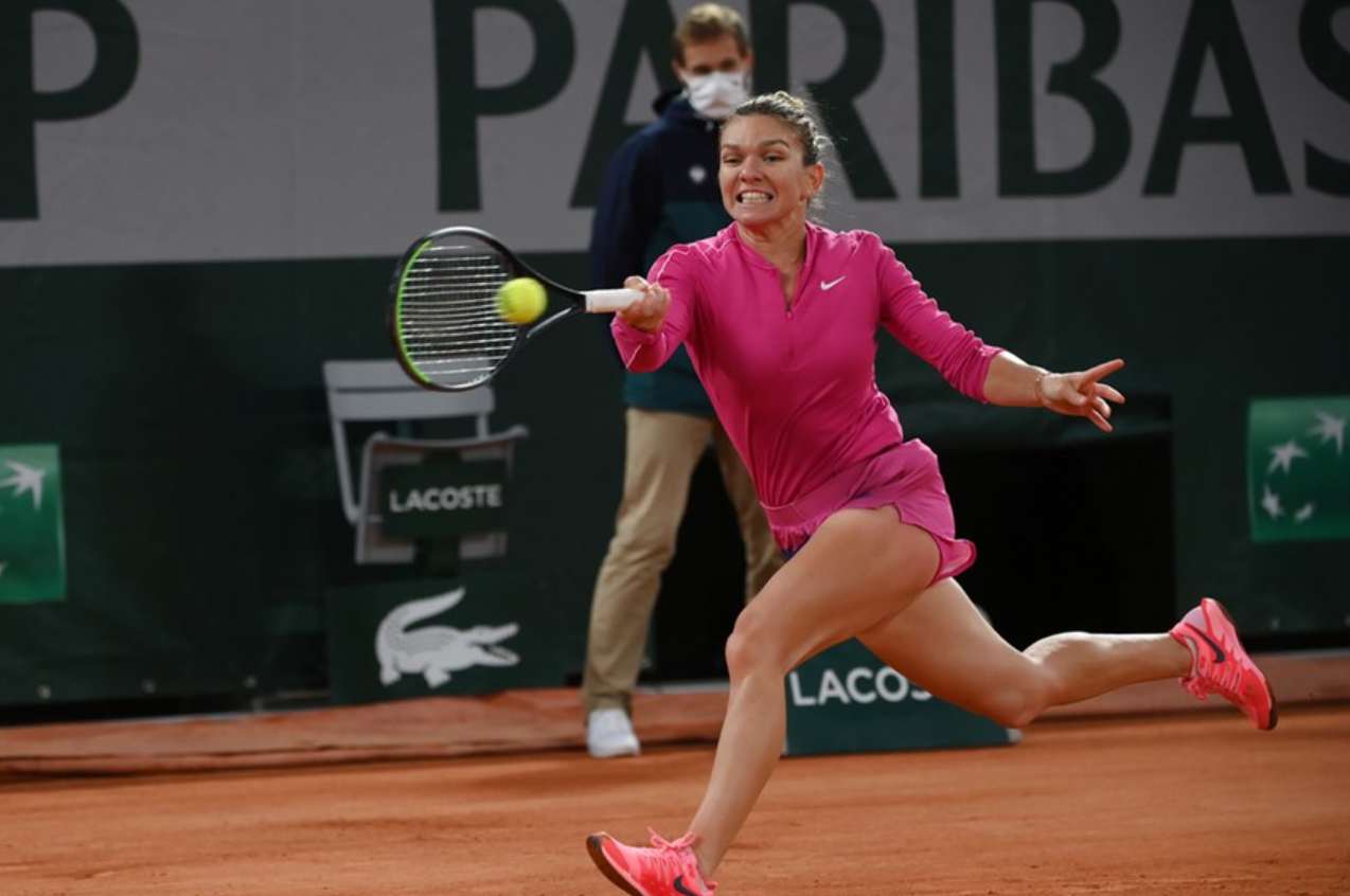 Un final inesperado: Halep se retiró en el debut del WTA de París