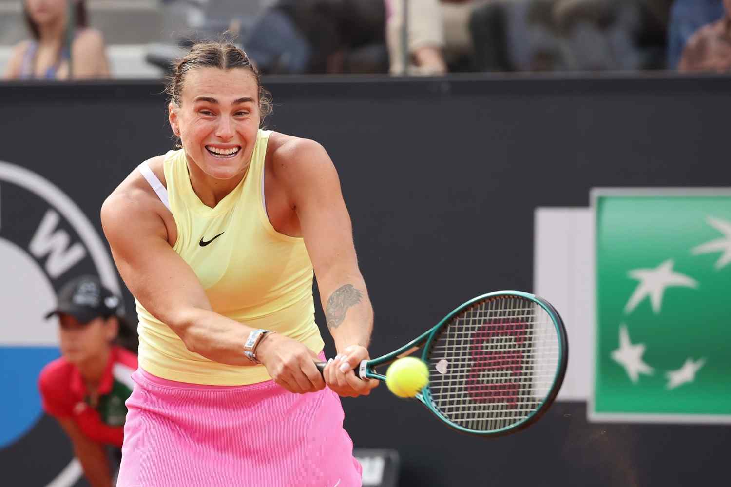 sabalenka satisfecha resultado roma