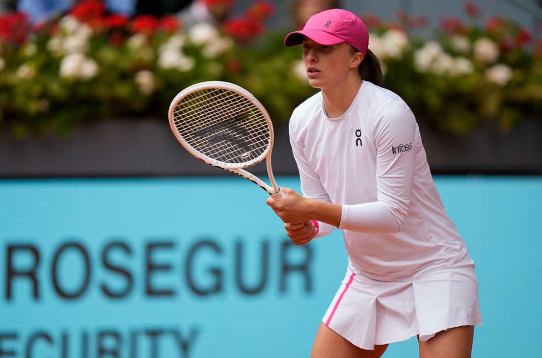 Superioridad total: Inminente triunfo de Swiatek en el Foro Itálico