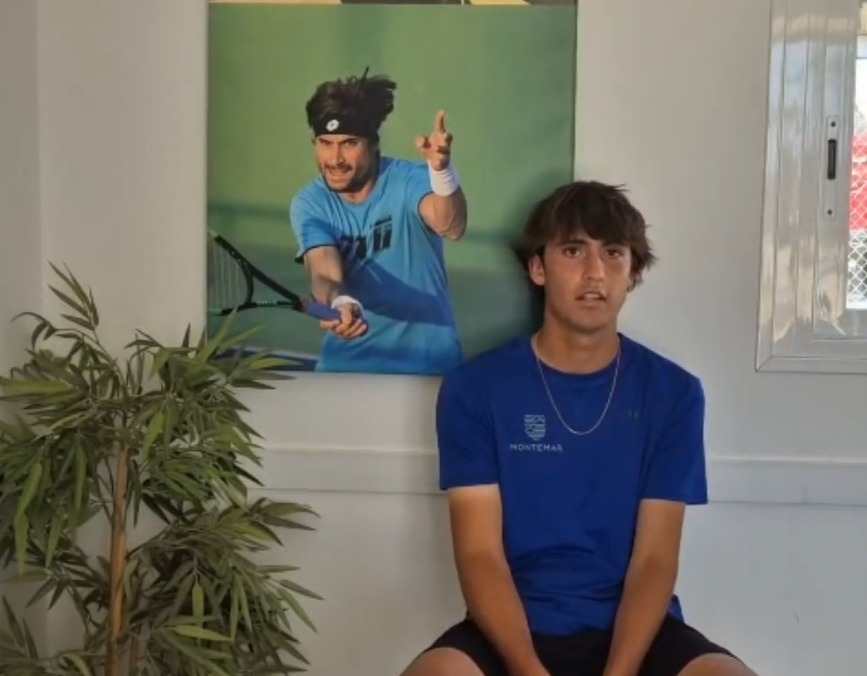 Iker Sevilla tras conseguir su primer punto ATP: “Hay mucho esfuerzo, he trabajado duro”