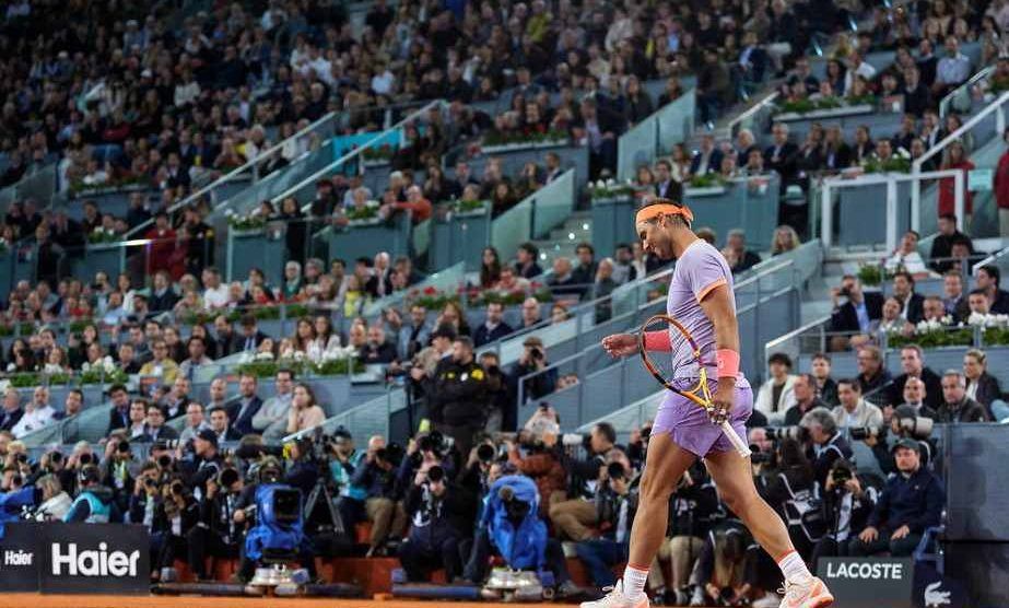 nadal momento llevar cuerpo límite