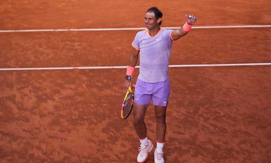 televisión horario atp roma bergs nadal