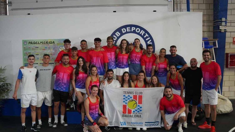 sección pádel Club Tennis Badalona rompe récords