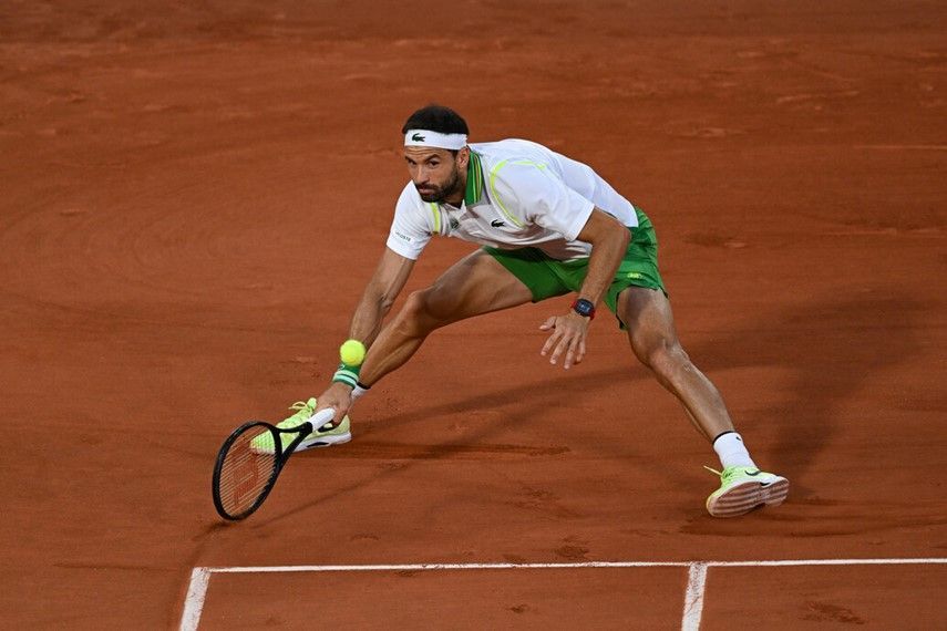 Dimitrov deja el alma y sueña en grande en Roland Garros