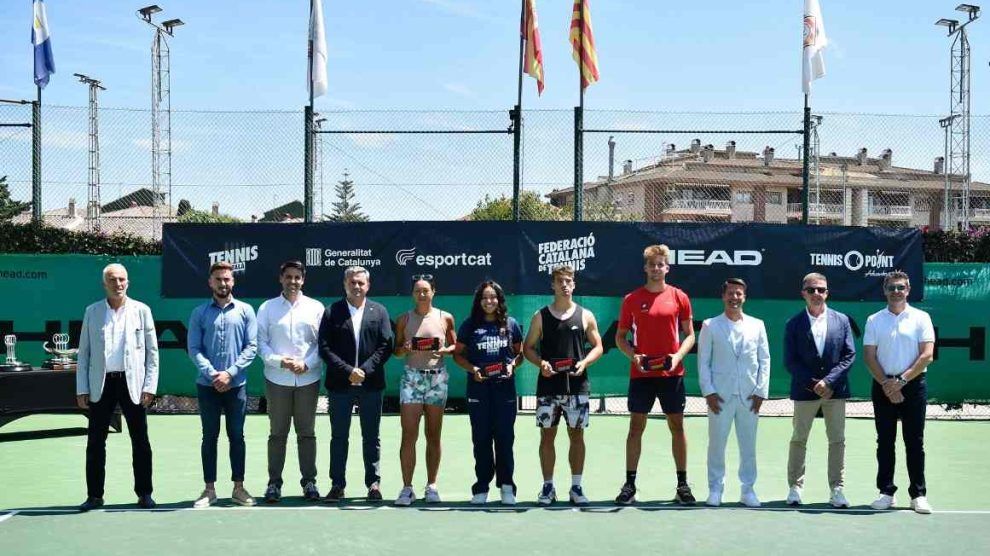 Campeonato Absoluto Tenis Catalunya Pol Del Castillo Min Liu campeones