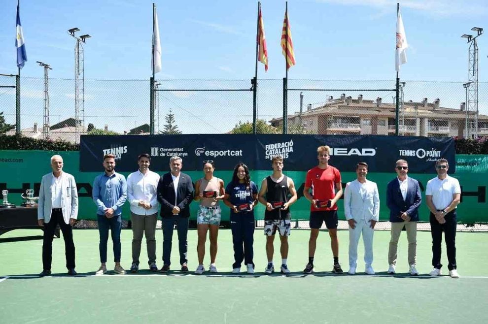 Campeonato Absoluto Tenis Catalunya Pol Del Castillo Min Liu campeones