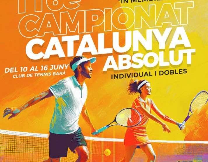 Campeonato Absoluto Catalunya 116 edición club tennis barà
