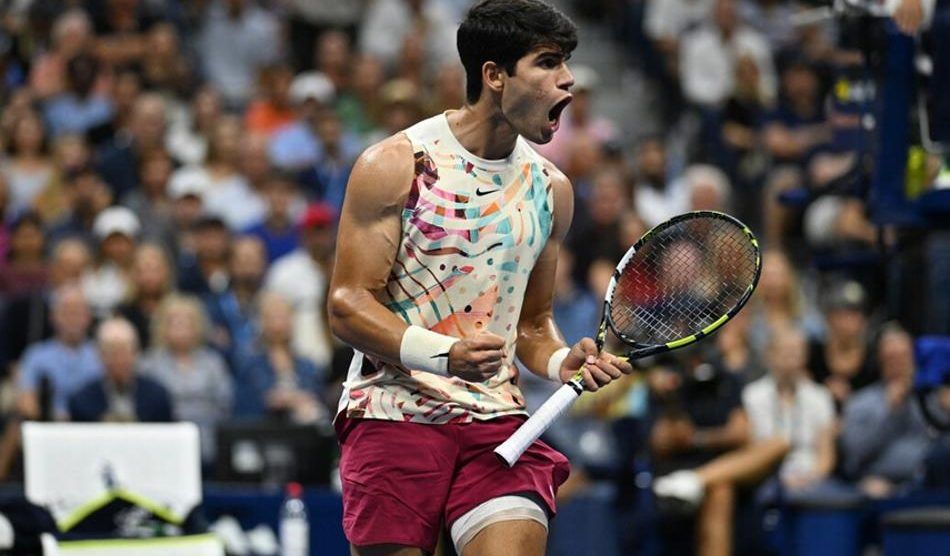 televisión horario us open alcaraz van de zandschulp