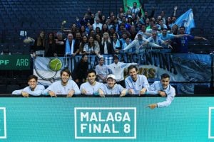 jugadores de las finales a 8 de la copa davis 2024 en málaga