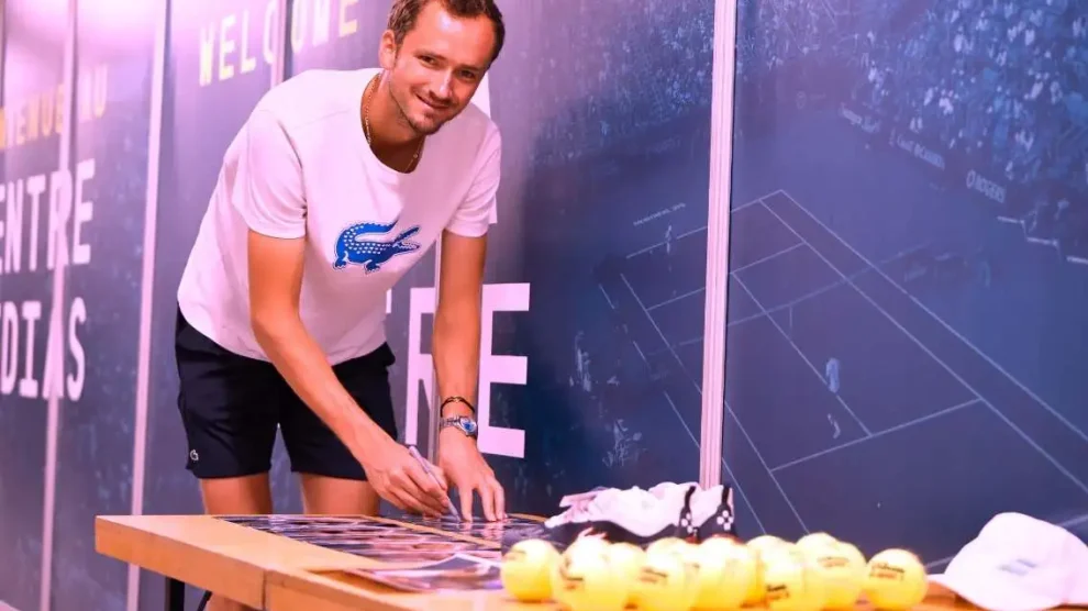 medvedev feliz ganas estar aqui