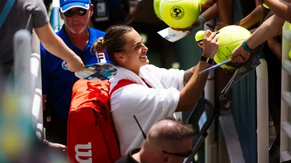 sabalenka jugadora completamente diferente