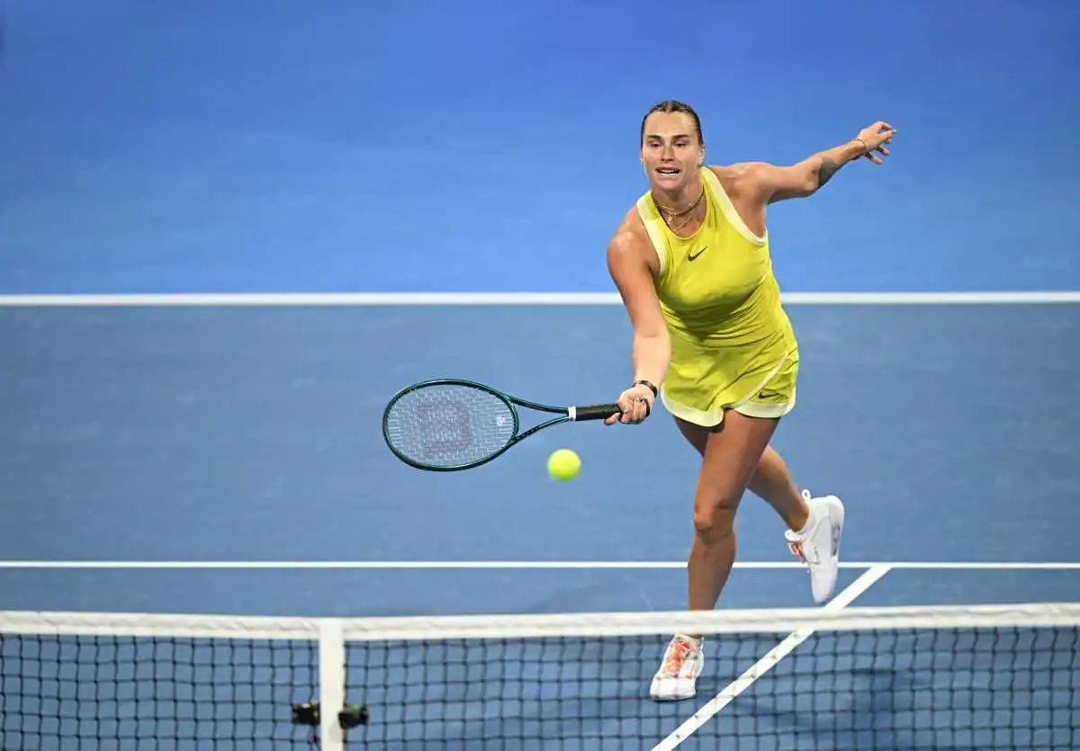 sabalenka tauson wta dubai 2025
