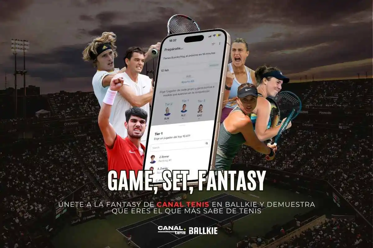 ¡Únete a la Liga!: Torneo Fantasy de Canal Tenis en Indian Wells con Ballkie