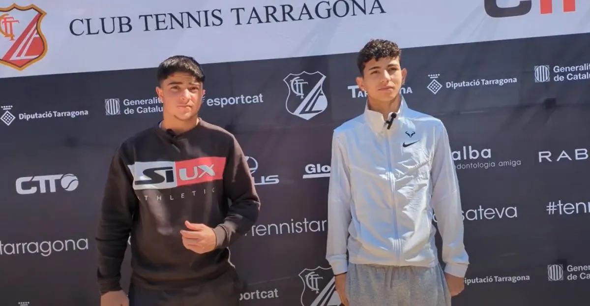 la alegria y felicidad de los wild cards locales del itf tarragona