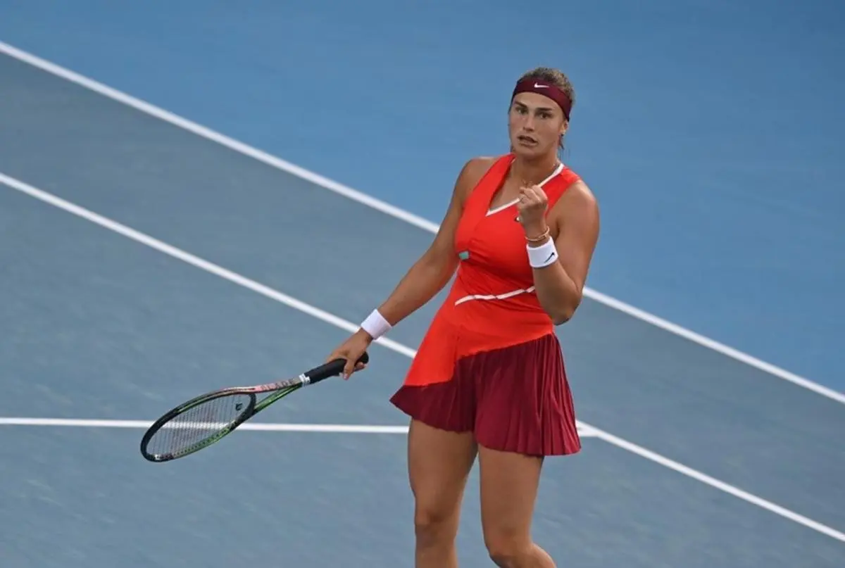 sabalenka tenia que luchar por cada punto pasase lo que pasase