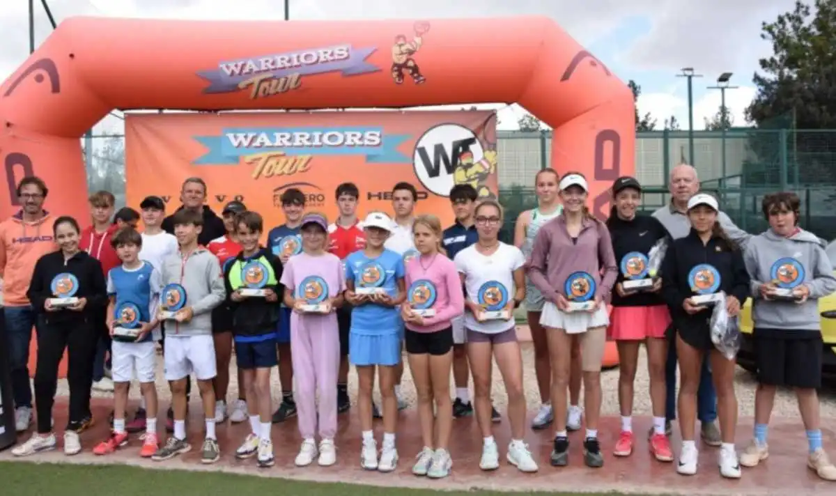 warriors tour: la ferrero tennis academy disfruta con mas de 500 participantes