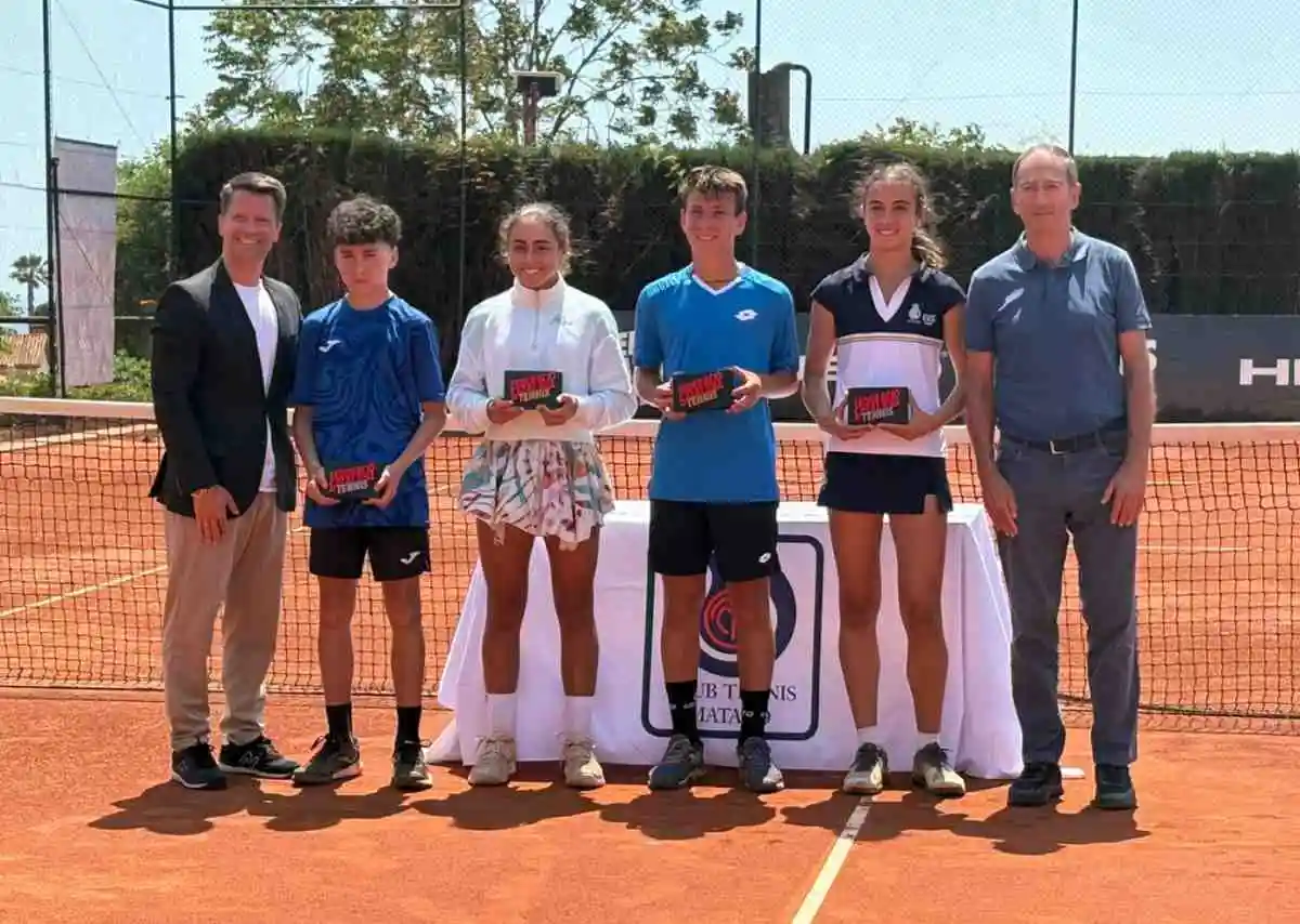 club tennis mataro: luca daraban y edurne tortajada campeones del campeonato de cataluña infantil