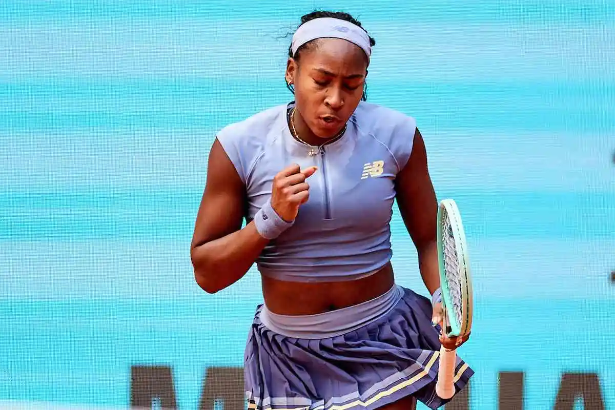gauff swiatek wta madrid 2025