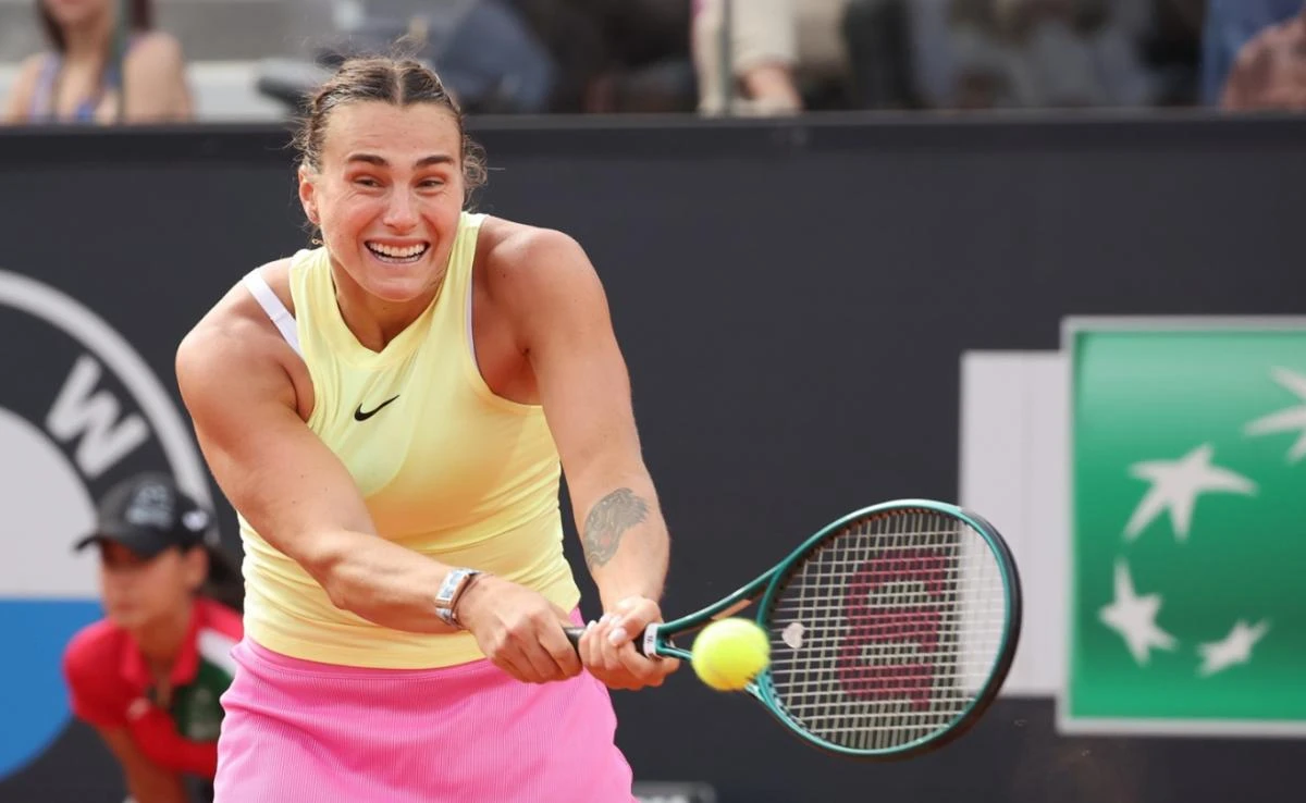 sabalenka zheng wta roma 2025