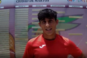 alejandro lopez escribano y el itf martos me hace mucha ilusion jugar cerca de casa en nuestra tierra andalucia