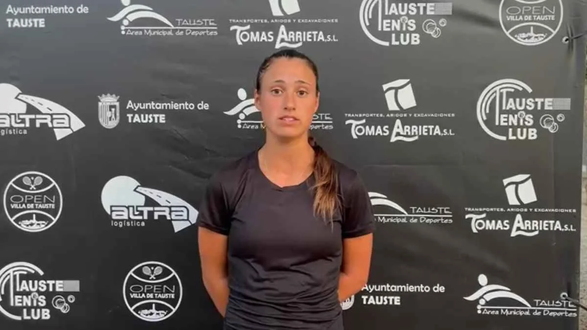 lucia peyre en su vuelta a la competicion tuve una lesion muy grave el año pasado y tauste es mi primer torneo