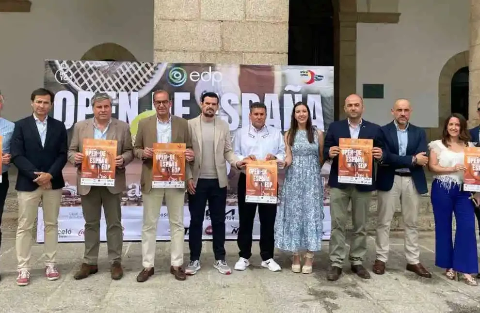 presentado oficialmente el open de españa edp caceres patrimonio de la humanidad