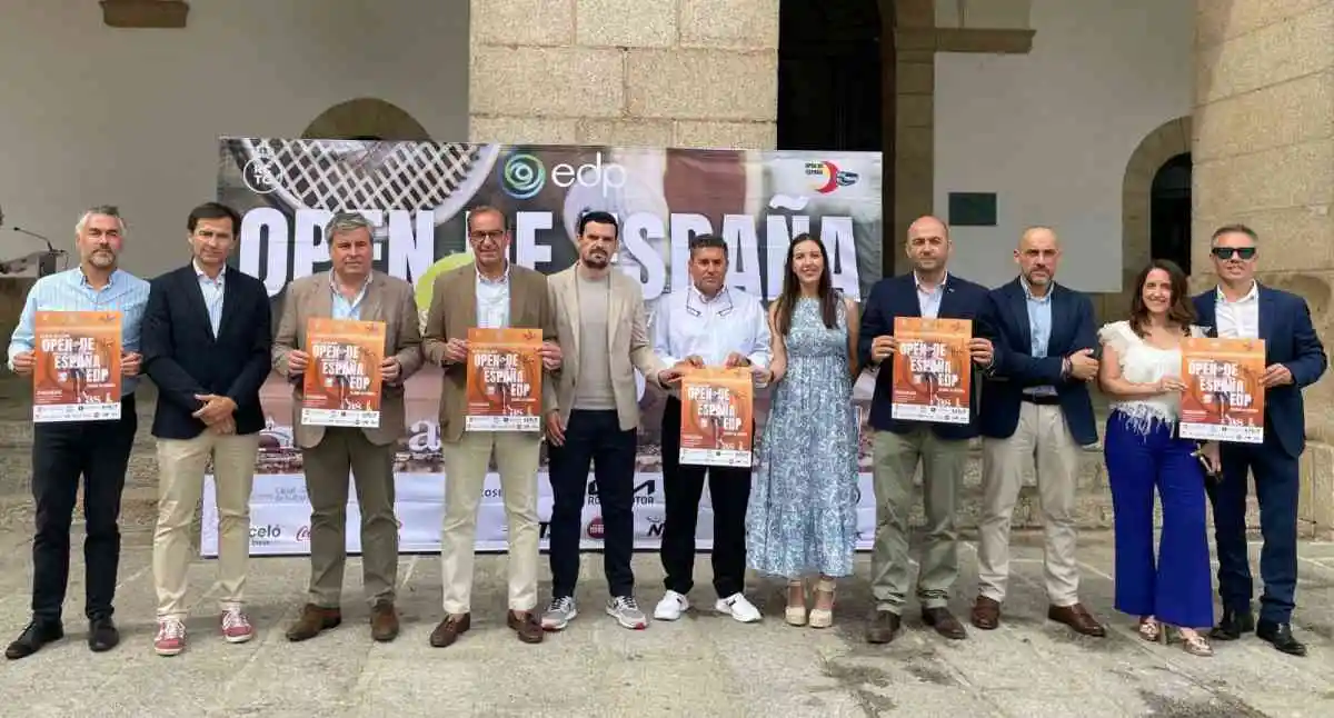 presentado oficialmente el open de españa edp caceres patrimonio de la humanidad