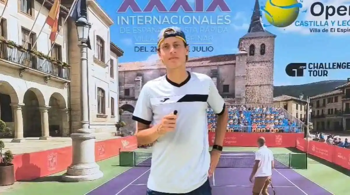 bernardo munk mesa en el challenger el espinar estoy muy agradecido a la rfet por esta oportunidad