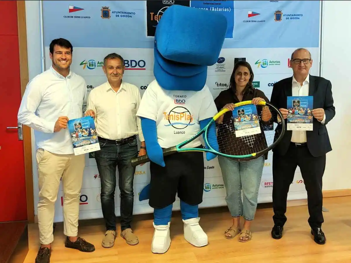El Torneo Tenis Playa de Luanco 2025 abre su nueva edición con una presentación por todo lo alto