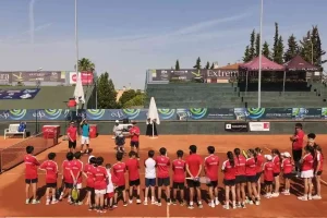 ibp caceres: un clinic que los niños y niñas del real club tenis cabezarrubia no olvidaran
