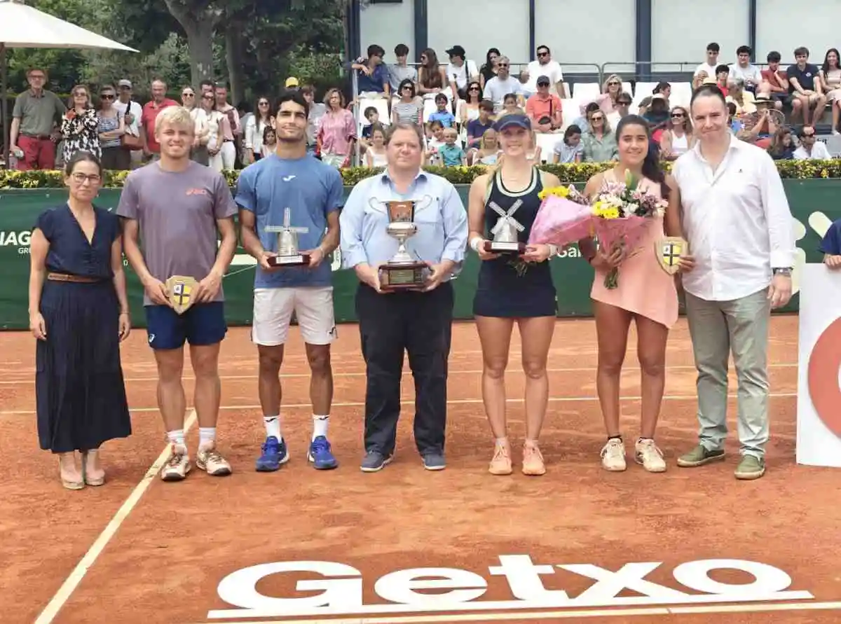 itf getxo: miguel damas y sophie steur se proclaman campeones