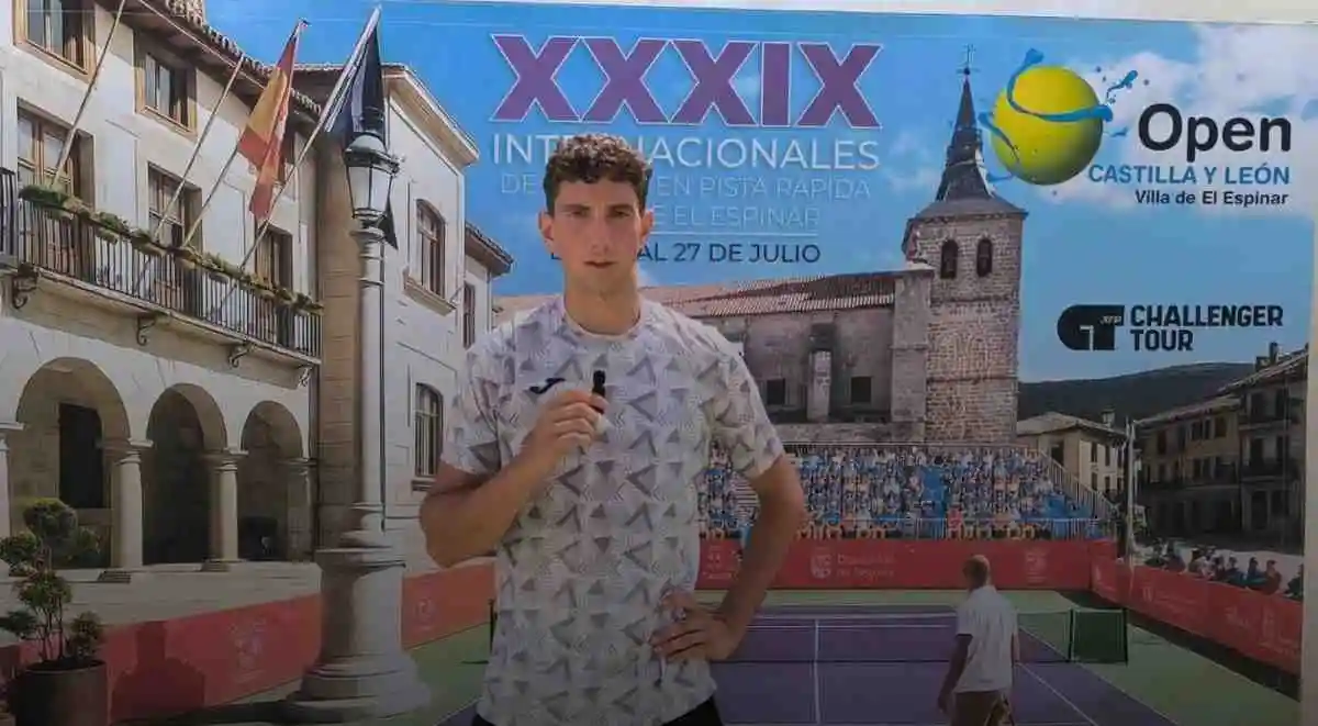 ivan perez martin y la experiencia en el challenger el espinar para mi es un orgullo jugar este tipo de torneos