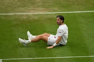norrie fue una buena experiencia jugar contra el mejor jugador del mundo sobre hierba
