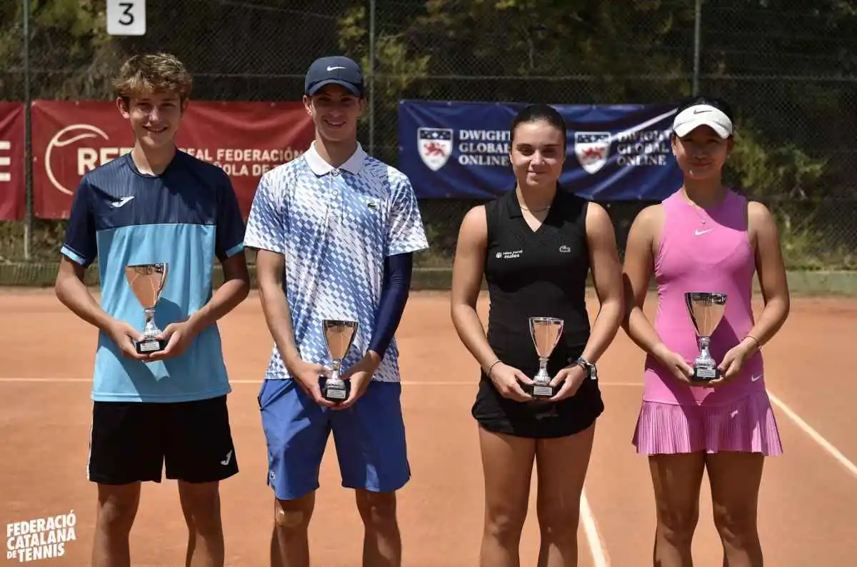 itf j60 valldoreix: aleix galindo y xiaotong wang se llevan los titulos en singles