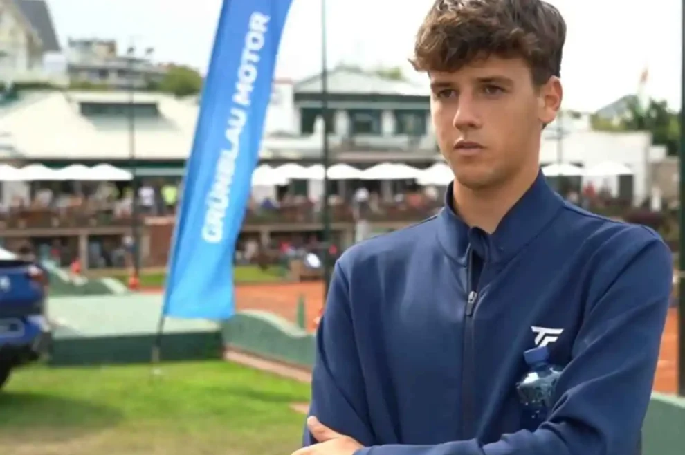 Izan Almazán: “A nivel de tenis, antes de la lesión, estaba jugando bastante bien”