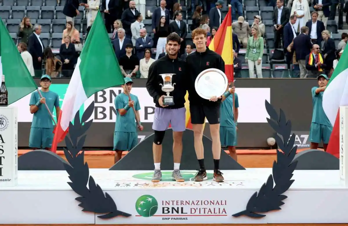 Histórico: Alcaraz y Sinner rompen la barrera de los 10.000 puntos