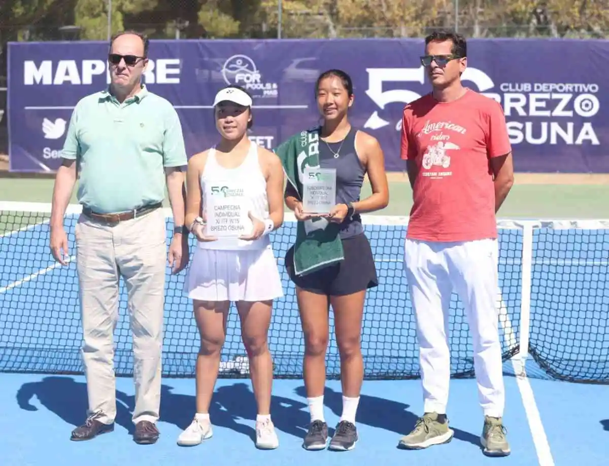 itf brezo osuna: shiyu se lleva el titulo en una semana magica