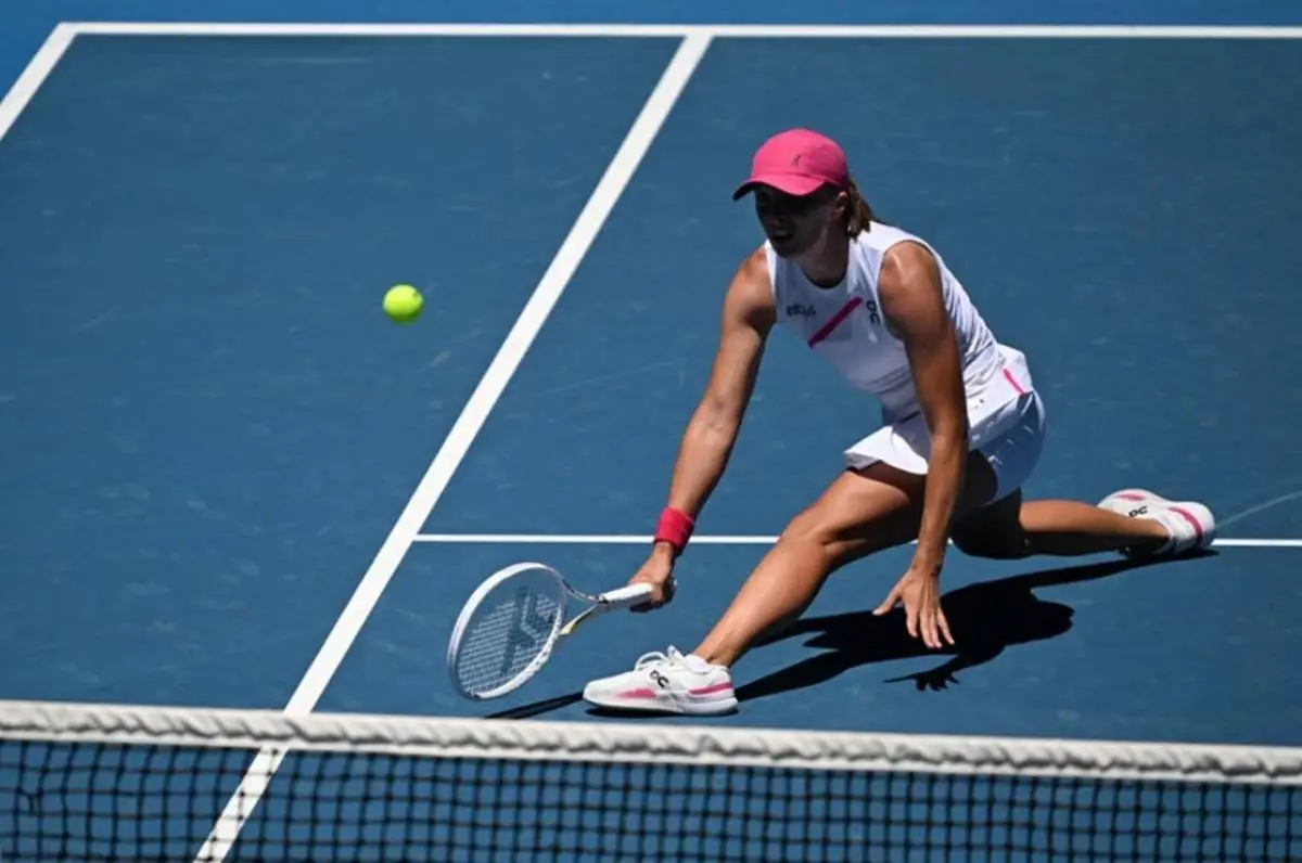 victoria rosco y retirada de la rival de iga swiatek