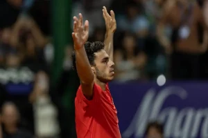 con rabia: cerundolo festeja el triunfo en shanghai