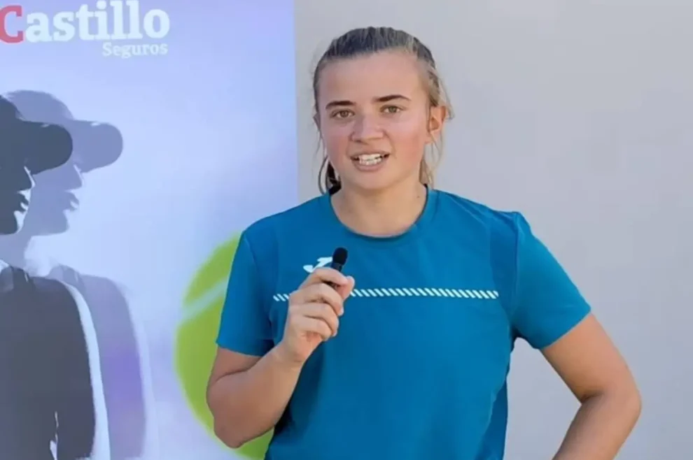 valentina abril como tenista me encantaria tocar el top 100