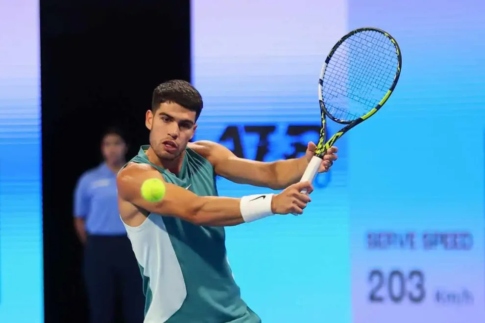 De menos a más: Alcaraz supera una prueba de fuego en el Nitto ATP Finals