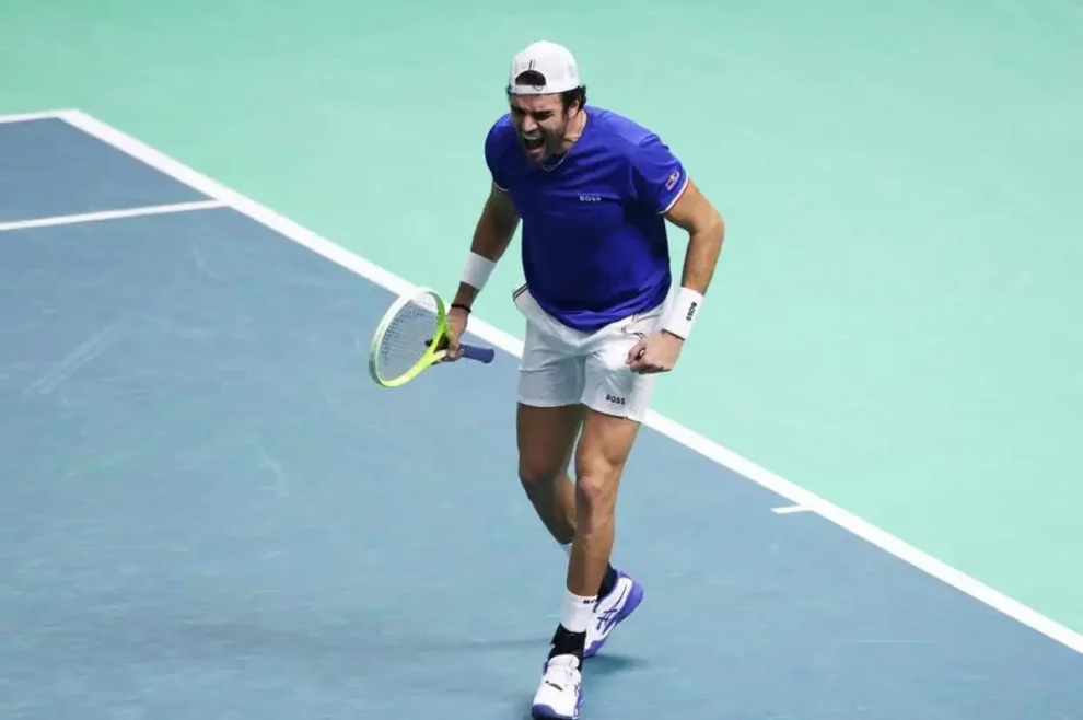 Berrettini pone su firma y le da la ventaja a Italia en la Copa Davis
