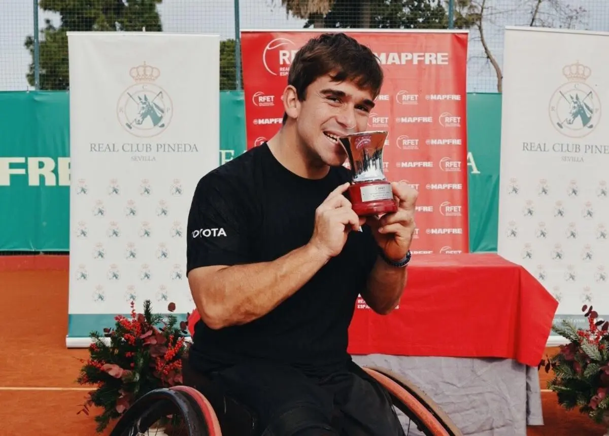 Dominio absoluto: Martín De la Puente vuelve a ganar el Campeonato de España de Tenis Silla