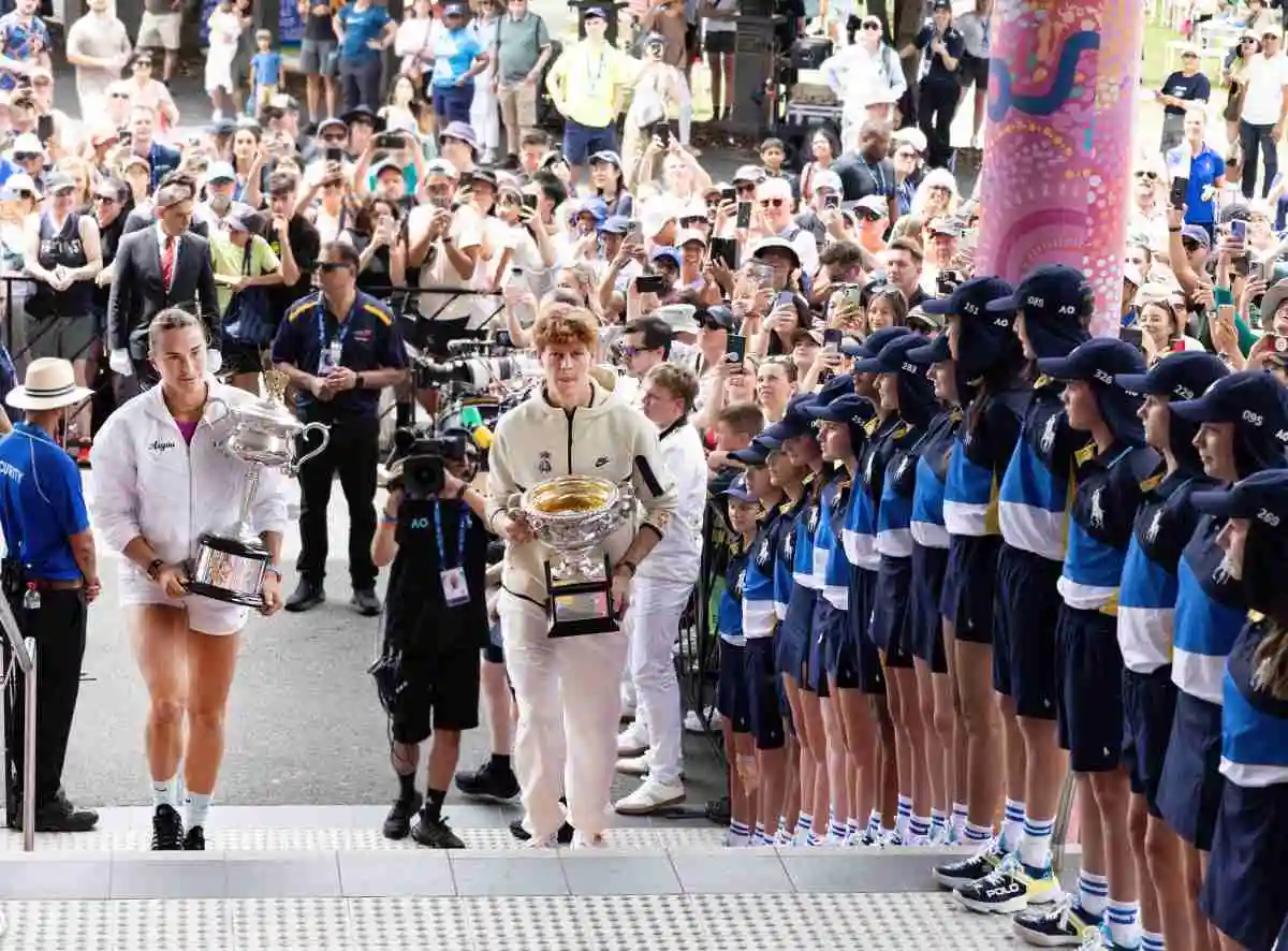 campeones grand slam 2025: sinner en Australia
